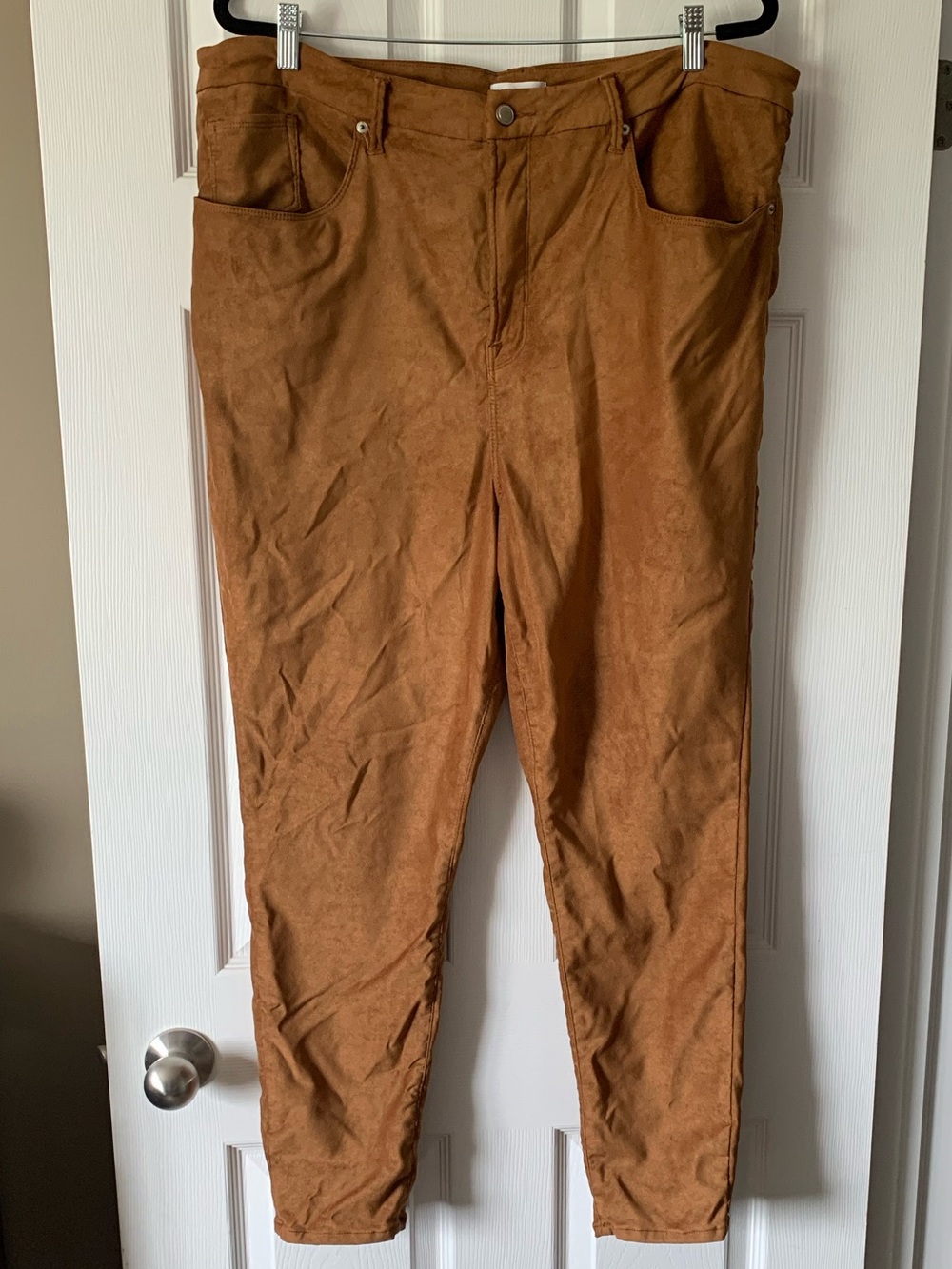 Good American Suede-like Pants